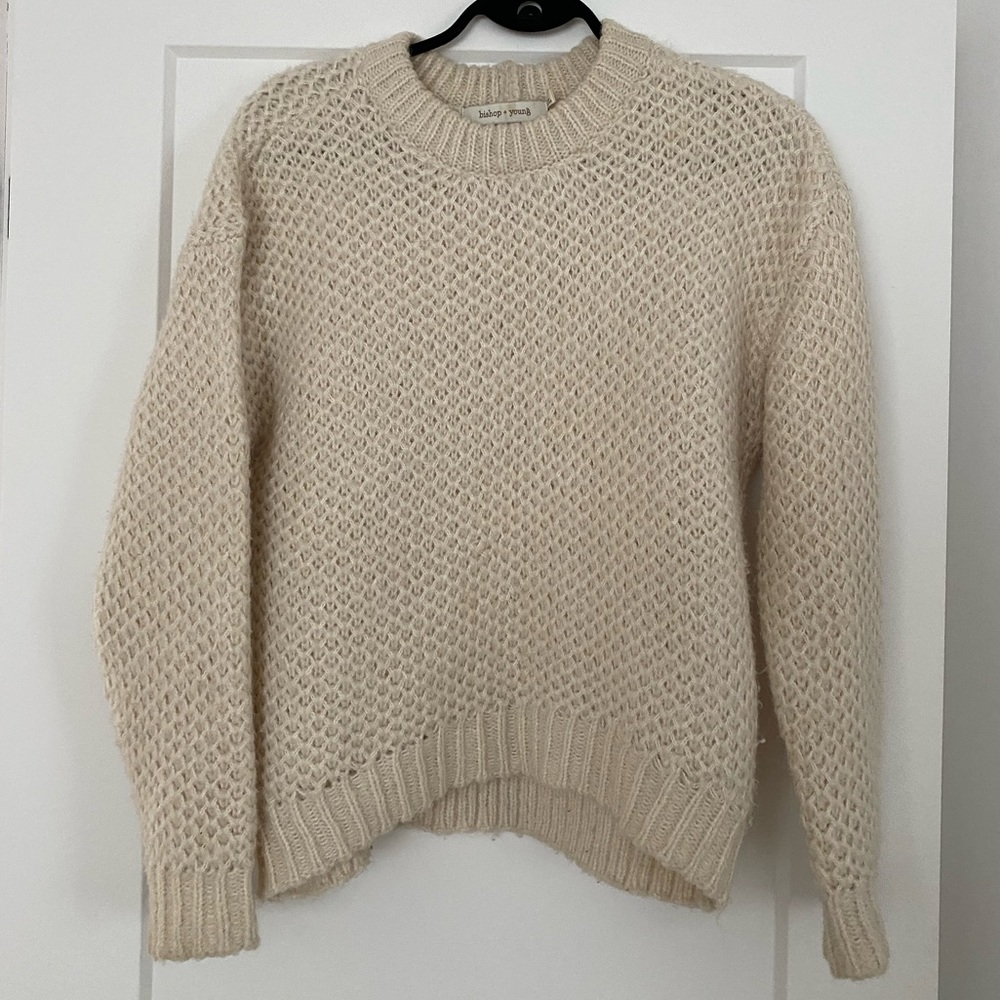 Bishop + Young cream knit